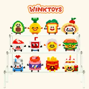 Food Building Block,Winktoys building block, Food Toys,Birthday Gift, Fruit Building Blocks,Trend Decoration,Christmas Gift,Brick,Family Bonding,Brick,Valentine's Day