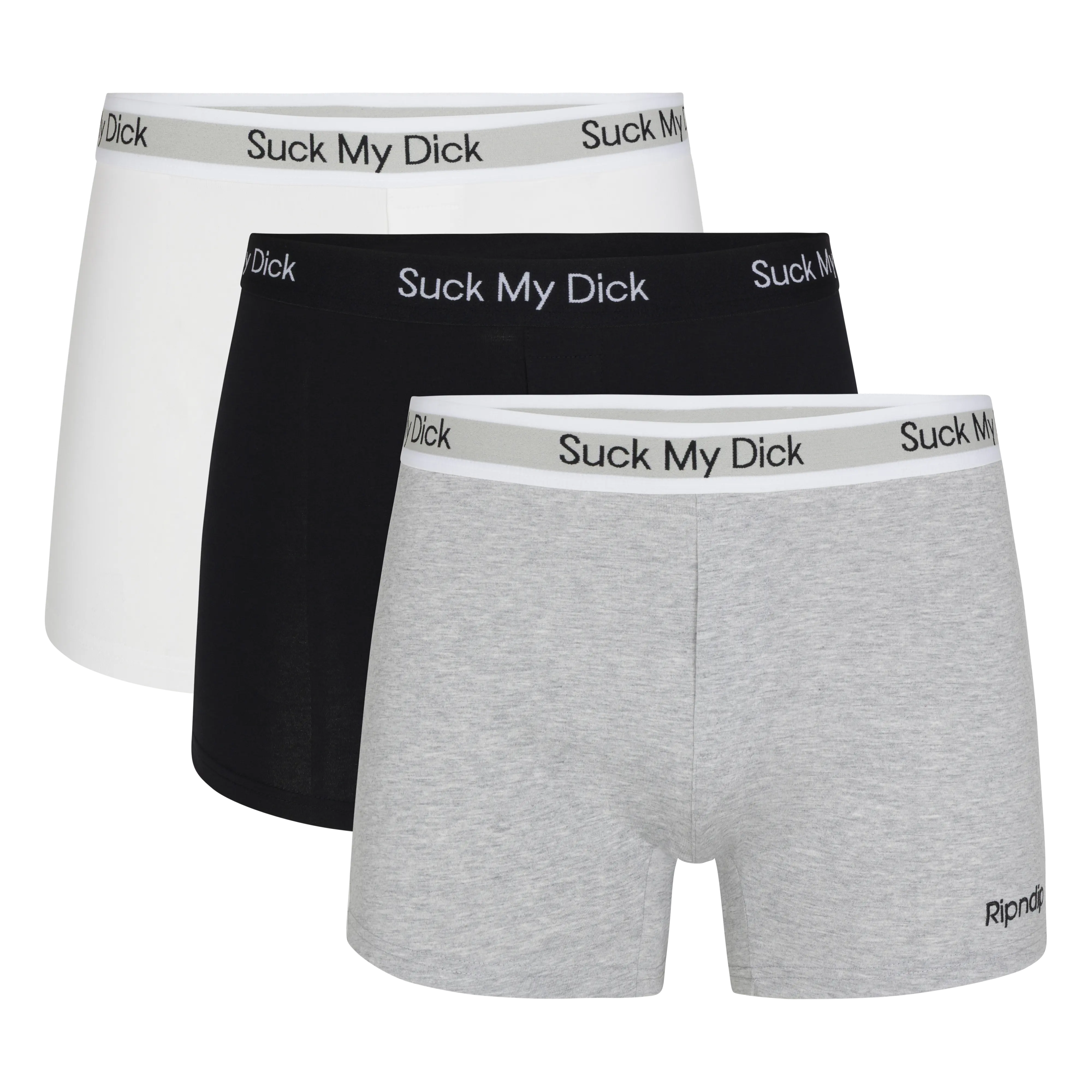Men's Embroidered Cotton 3-Piece Set Boxer Briefs, Stretch Elastic Waist Multi-Color Menswear Underwear Pack, Boxers, Small, Embroidery, Xxxxl, Large, Multi-Size, Size Up For Room, Stretch Over Time, Snug Fit, Stretch Wear