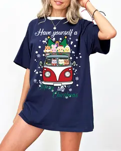 Zee Merry Christmas Style Chibi Retro Chibi Vintage Shirt – Unisex Cotton Tee for Fans & Country Lovers
