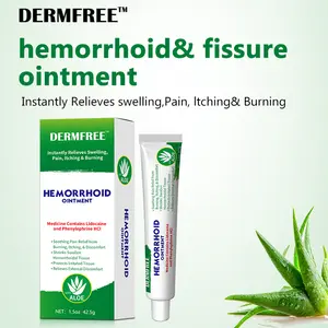 Organic Aloe Soothe Hemorrhoid Cream-Gel 1.4oz with Lidocaine & Phenylephrine for Pain Swelling