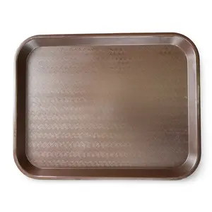 School Cafeteria Tray, Brown, Full Size High Quality, 18 x 14