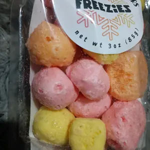 Bursting Freezie Stars - 3oz Bag of Freezie Snacks in Assorted Colors - Ideal for Snacking & Sharing Candy Sweet Bonbon