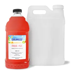 Coolbreeze Beverages One Bottle Flavor Syrup, Frozen Drink Mix + Mixing Jug Combo