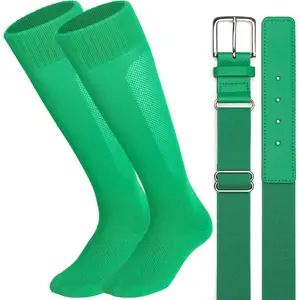 Baseball Socks and Belt Combo for Youth Adult Softball Sock Belt for Boys and Girls