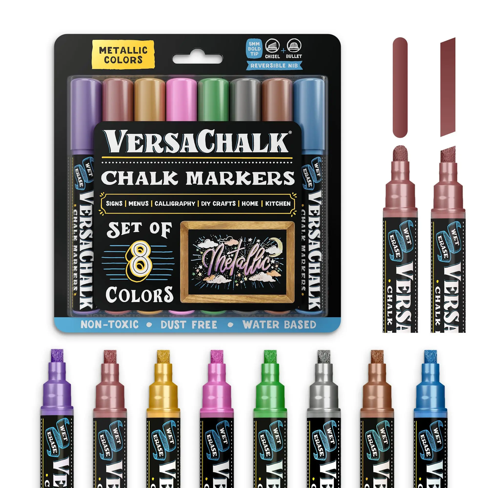 Metallic Liquid Chalk Markers Metallic Liquid Chalk Markers