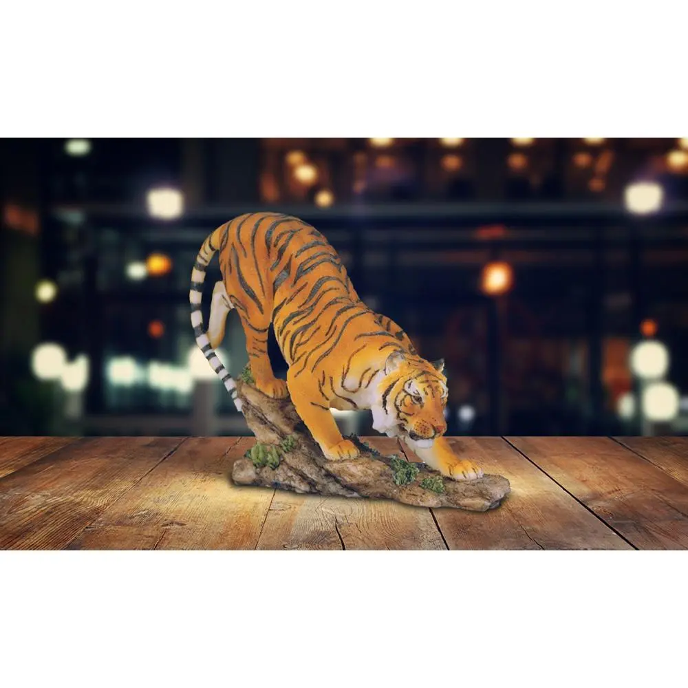 6"H Orange Bengal Tiger Wild Cat Animal Figurine 6"H Orange Bengal Tiger Wild Cat Animal Figurine