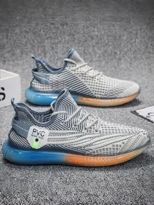 Men's Translucent Sole Shoes | Light-up Running Sneakers | Airy Mesh Design