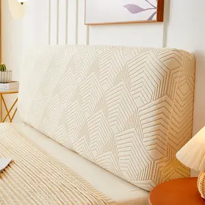 Bed Head Protector Cover, Simple Design Elastic Fiber Deep Friendly Fabric Year-Round Use Christmas Gift Idea