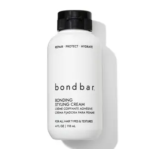 Bondbar Styling Cream for Damaged Hair, Smooths, Strengthens, Repairs all Hair Types & Textures, Vegan, CrueltyFree, 4 Fl. Oz.