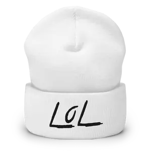 The Classic LoL Beanie (White) – Cozy, Minimal, and Signature LegendofLinc Style