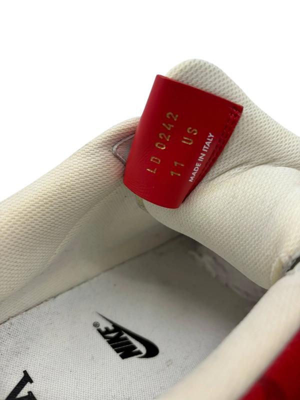Louis Vuitton Nike Air Force 1 Low By Virgil Abloh White Red - Lightly Worn