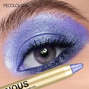 1PC Color Pearlescent Pen High Light Stick Waterproof Eye Makeup Silkworm Lying Pen/Rotating Smoky Pearlescent Matte Glitter Shimmer eyeshadow Pen