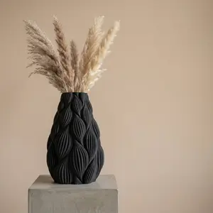 Coral Twist Vase – Minimalist Decorative Vase for Shelf & Table Centerpiece | Boho Modern Vases for Home Decor, Entryway, Gift Flowers Matte Skin Ornaments Kitchen