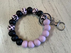 Beaded Keychain Wristlet