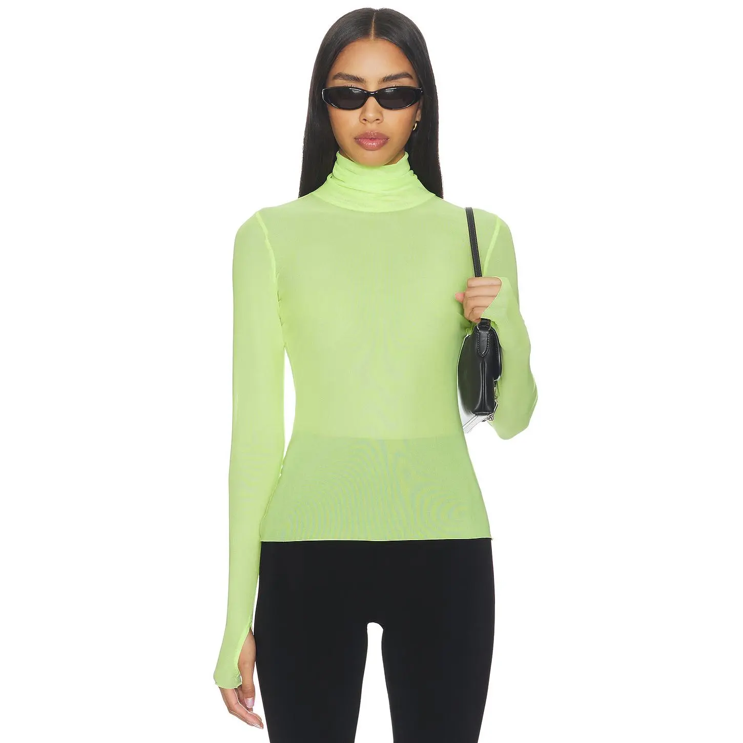 AFRM Zadie Top in Sharp Green