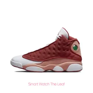 Red and White Mid-Top Retro Basketball Shoes with Dune Red Mesh and Clay Red Suede Upper, White Leather Midsole