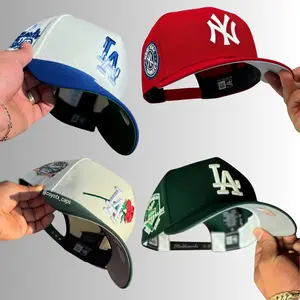 New Era 59FIFTY Fitted MLB Baseball Cap Yankees x Dodgers Official Edition | Premium 9FIFTY Snapback Flat Brim & 9FORTY Adjustable Curved Hat | High Crown Structured Streetwear Cap for Men Women | Collector Edition Style