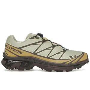 Salomon Men's XT-6 Dusty Yellow French Roast Hiking Shoes, from StockX