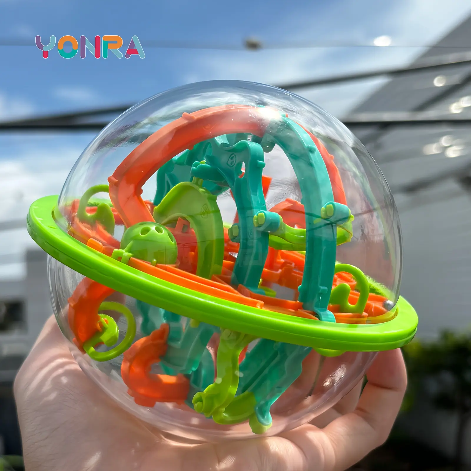 3D Puzzle Marble Track Ball Toy Random Colors non-edible!