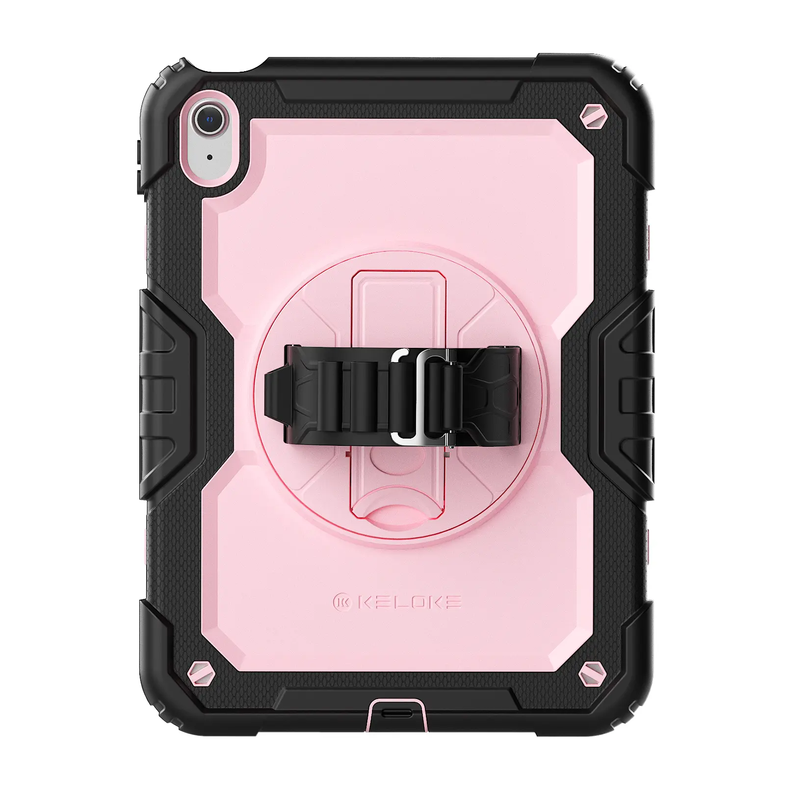 Case for iPad 10th Gen 10.9-inch Heavy Duty Rugged Case Built-in Screen   view  Protector 360° Rotating Stand Hand Strap Shoulder Strap Silicone For Kids Tablet Case Protective pencil holder drop proof cover solid pen slot anti-drop para s10