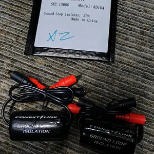 Conext Link 2 pieces Ground Loop Isolator with Gold RCA Connectors