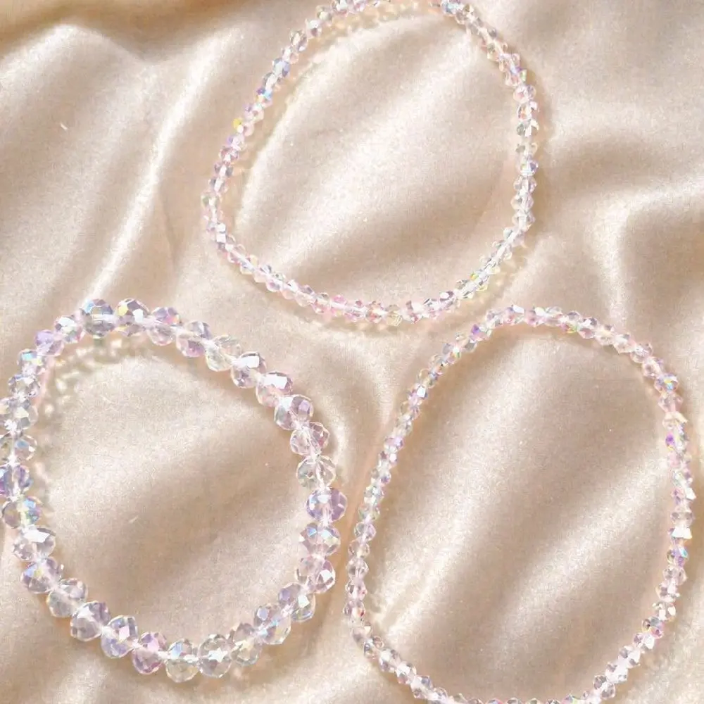 Handmade Glass Beaded Set – Bracelet + 2 Anklets (Petite Fit)
