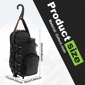 LAIMANEI Magnetic Gym Sling Bag with Water Bottle Holder Crossbody Bag for Travel Sports Work Fitness Summer Canvas Material