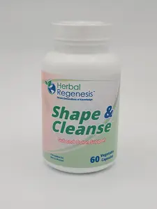 HERBAL REGENESIS - SHAPE & CLEANSE -Gut and Colon Support Cleanse      ( 60 Capsules )