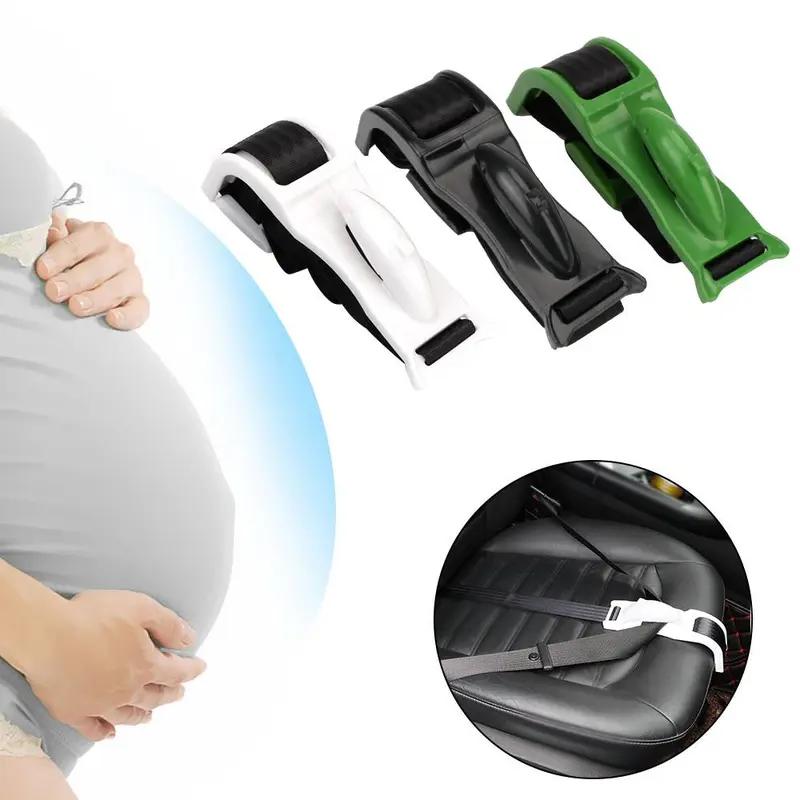 Car Seat Belt Adjuster, Universal Car Seat Belt Adjuster for Pregnant Woman, Maternity Moms Belly Protective Adjuster Extender Kit, Pregnancy Belt, Automotive Accessories