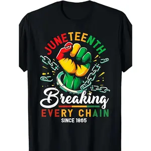 African American Pride Juneteenth Cotton T-Shirt Unisex Comfortable AllDay Wear