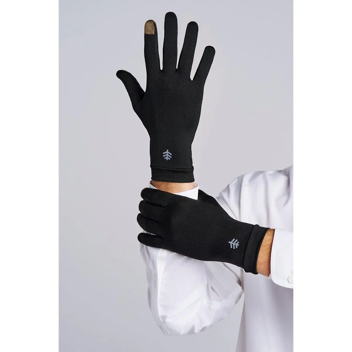 Gannett | Unisex Full Finger Gloves | Black