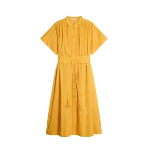 Ciao Dress in Safran, from Vanessa Bruno