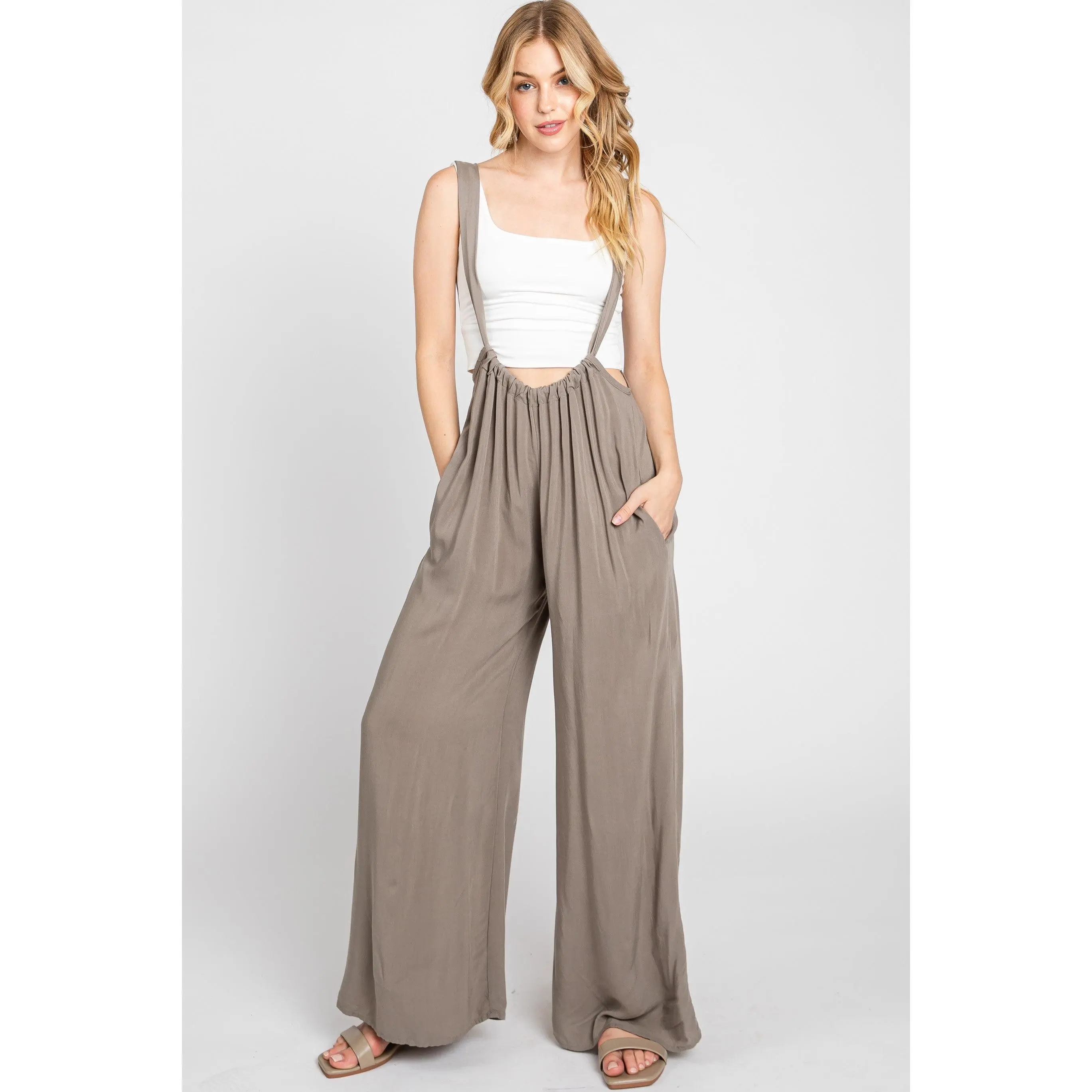 Final Touch Suspender Jumpsuit