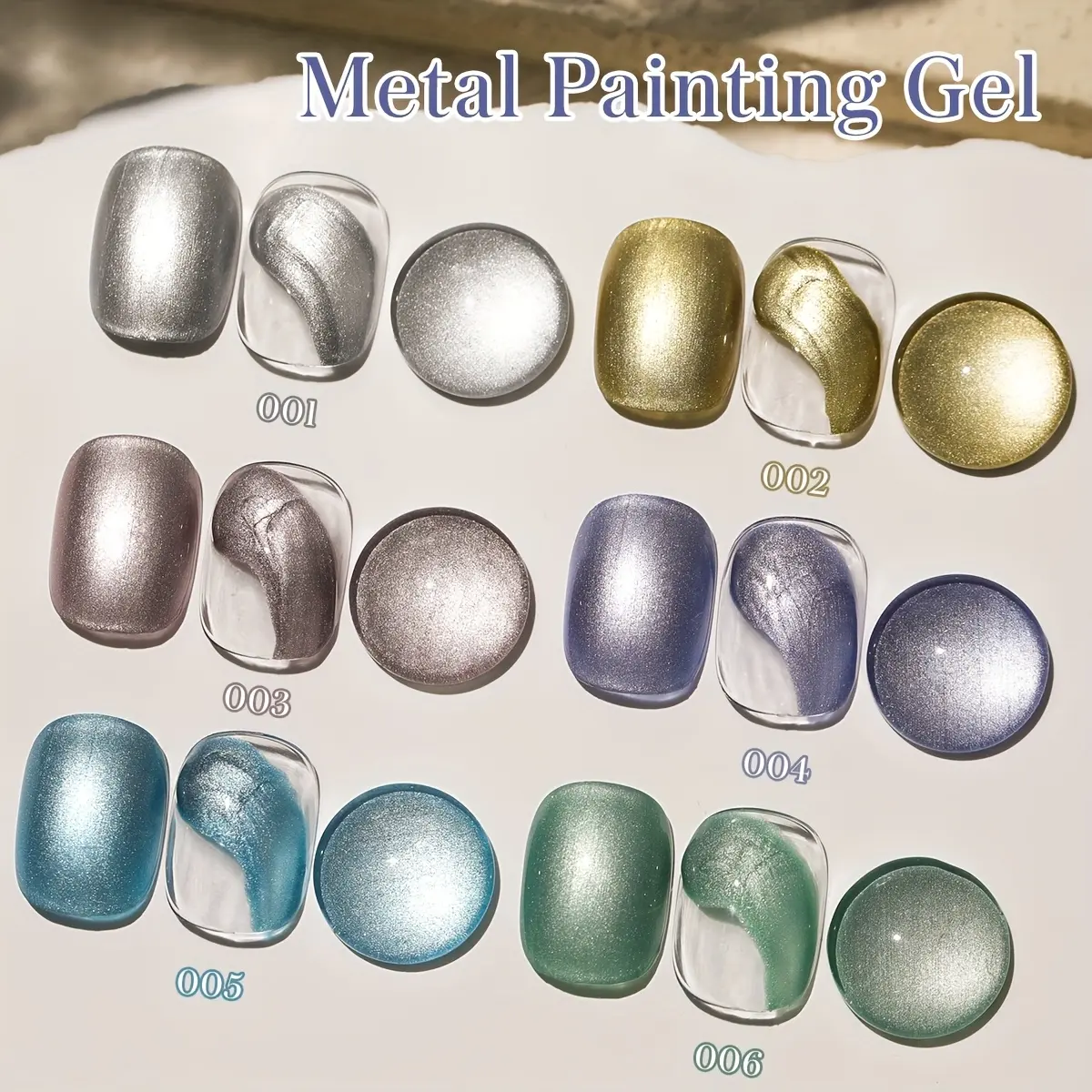Small White Jar Metal Glue Nail Art High-density Metal Glue Pull Thread Glue, Hook Edge Painting, Flower Painting, Platinum Glue, Mirror Metal Glue, Salon Nail Art Design