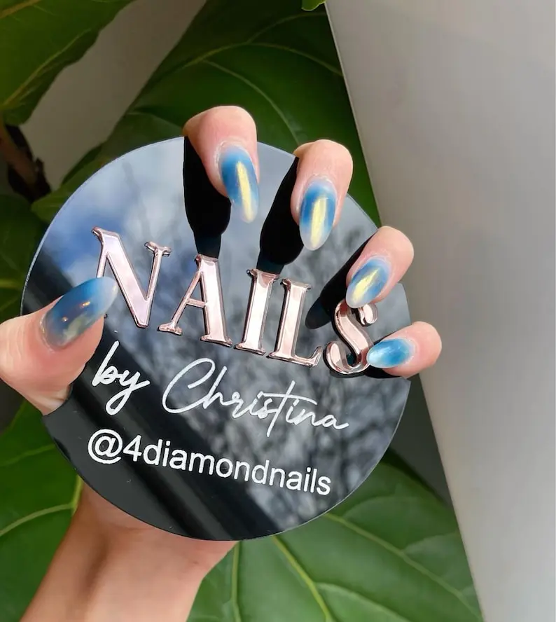 Personalized Acrylic Disk, Hand, Foot, Nail Care and Nail Art Selfies, Photo Prop For Social Media, Business Sign, Nail Artist Gift