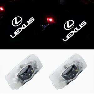 2pcs Car Door Welcome Light Logo Projector Lamp For Lexus F SPORT GX460 Ct200h IS250 ES 220D IS200 Fsport GS GX IS LS LX NX RX