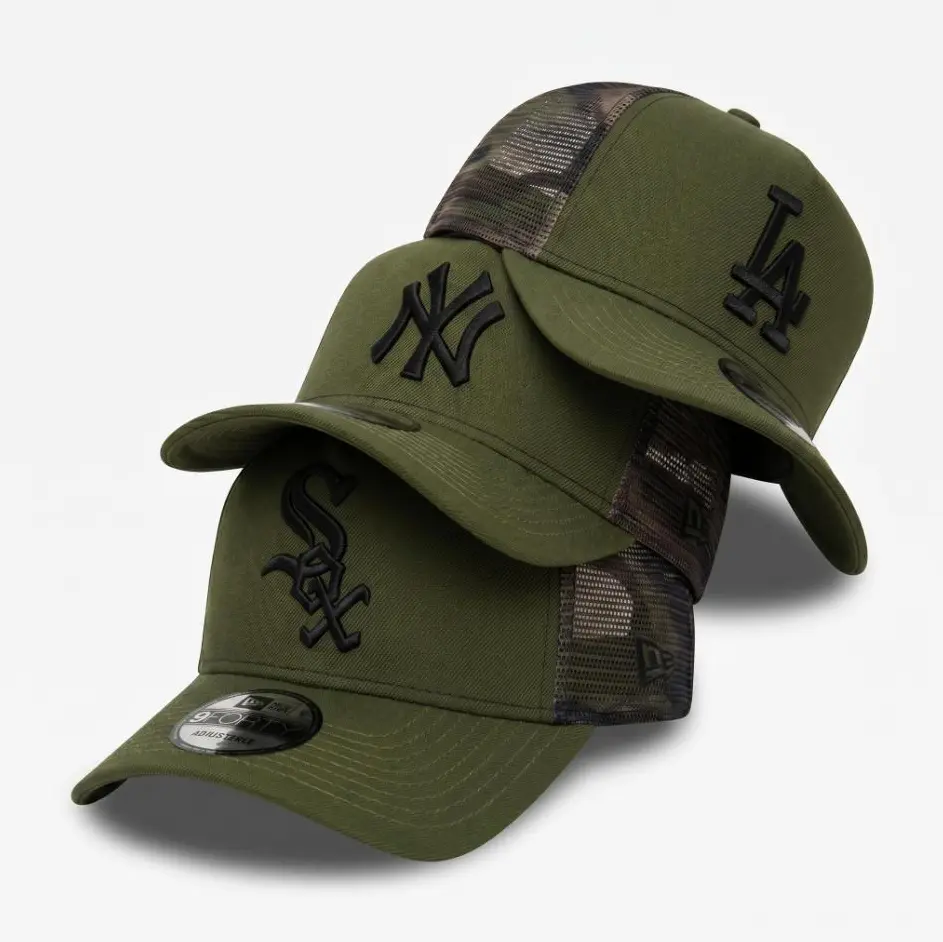 New Era MLB Adjustable Baseball Hat – LA Dodgers NY Yankees White Sox Cardinals Nationals Pirates Braves Guardians Team Logo, Curved Brim Snapback Cap for Men Women, Premium Embroidery, Casual Streetwear, Everyday Outdoor Lifestyle