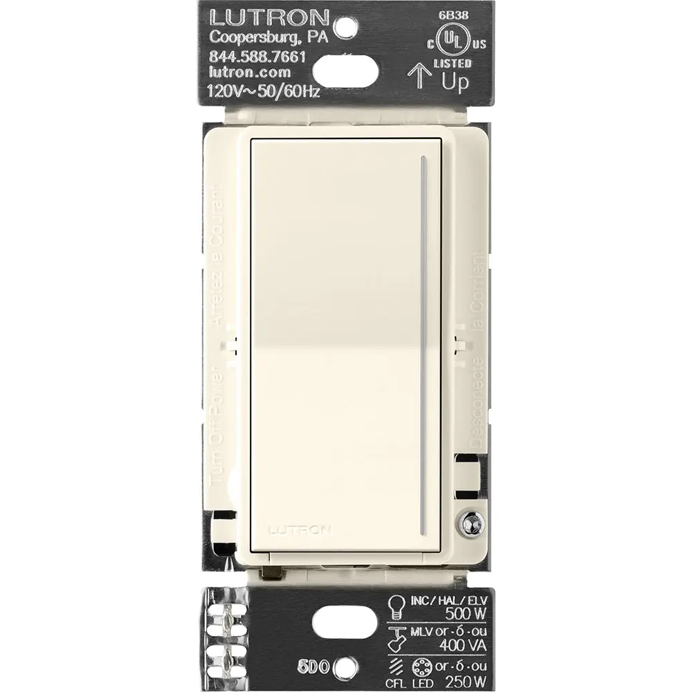 Lutron Sunnata RF Companion Touch Dimmer Switch, Biscuit, RRST-RD-BI