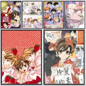 Anime Design, Ouran High School Host Club Poster HD Waterproof Art Poster for Home, Bar Decor | Fade-Resistant, Non-Sticky, Vibrant DIY Wall Print | Decorative Poster for Office & Living Room Multiple Sizes, Easy to Apply & Clean