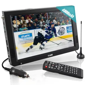 10" Portable TV,Small Television with Antenna,Battery Operated TV with USB/SD/HDMI Input,Built-in Digital ATSC Tuner for Car,Camping,Travel