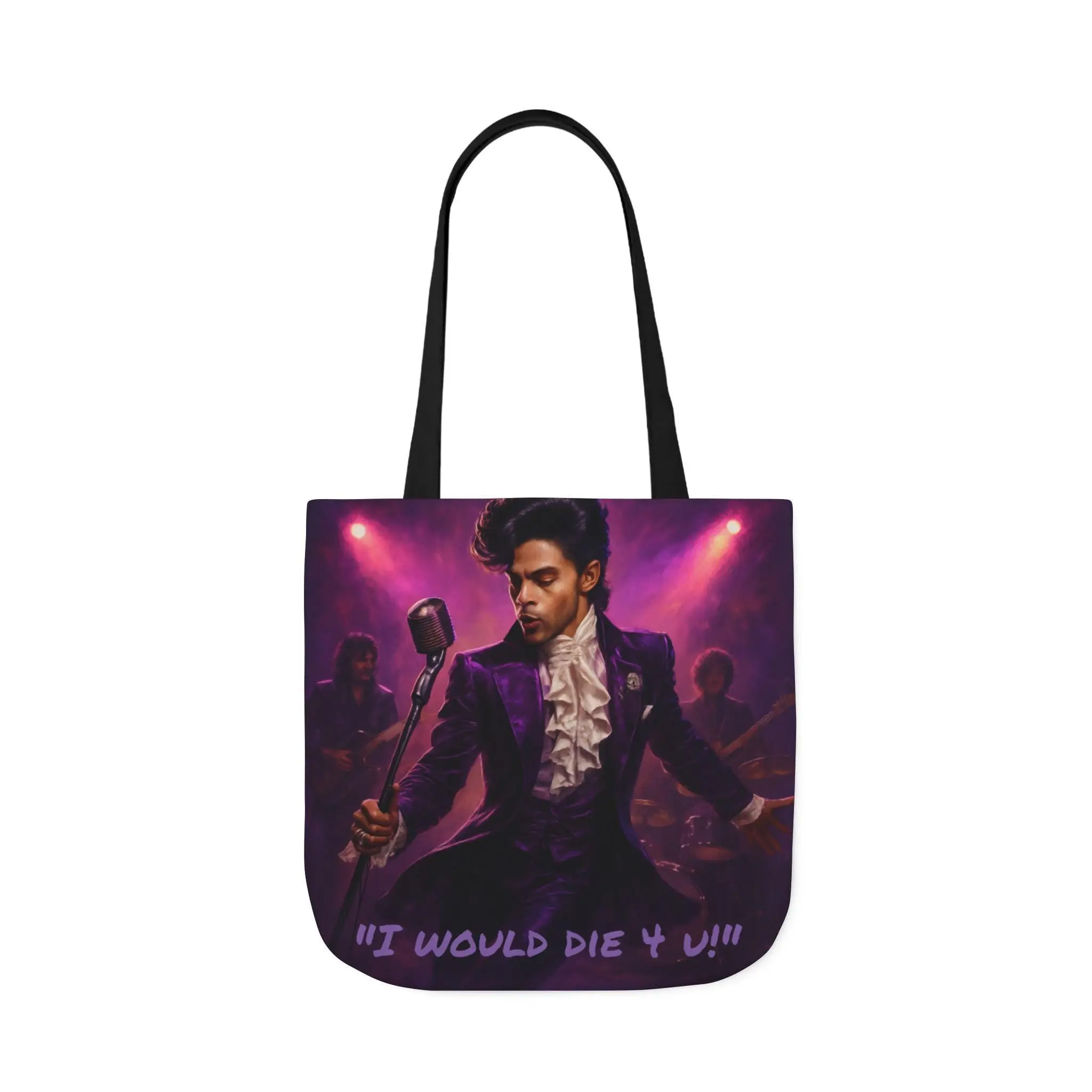 Prince-Inspired Canvas Tote Bag: Music Lover Gift