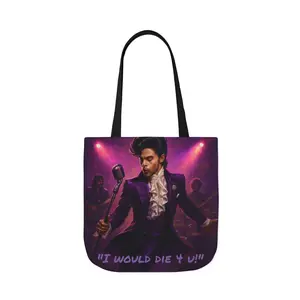 Prince-Inspired Canvas Tote Bag: Music Lover Gift
