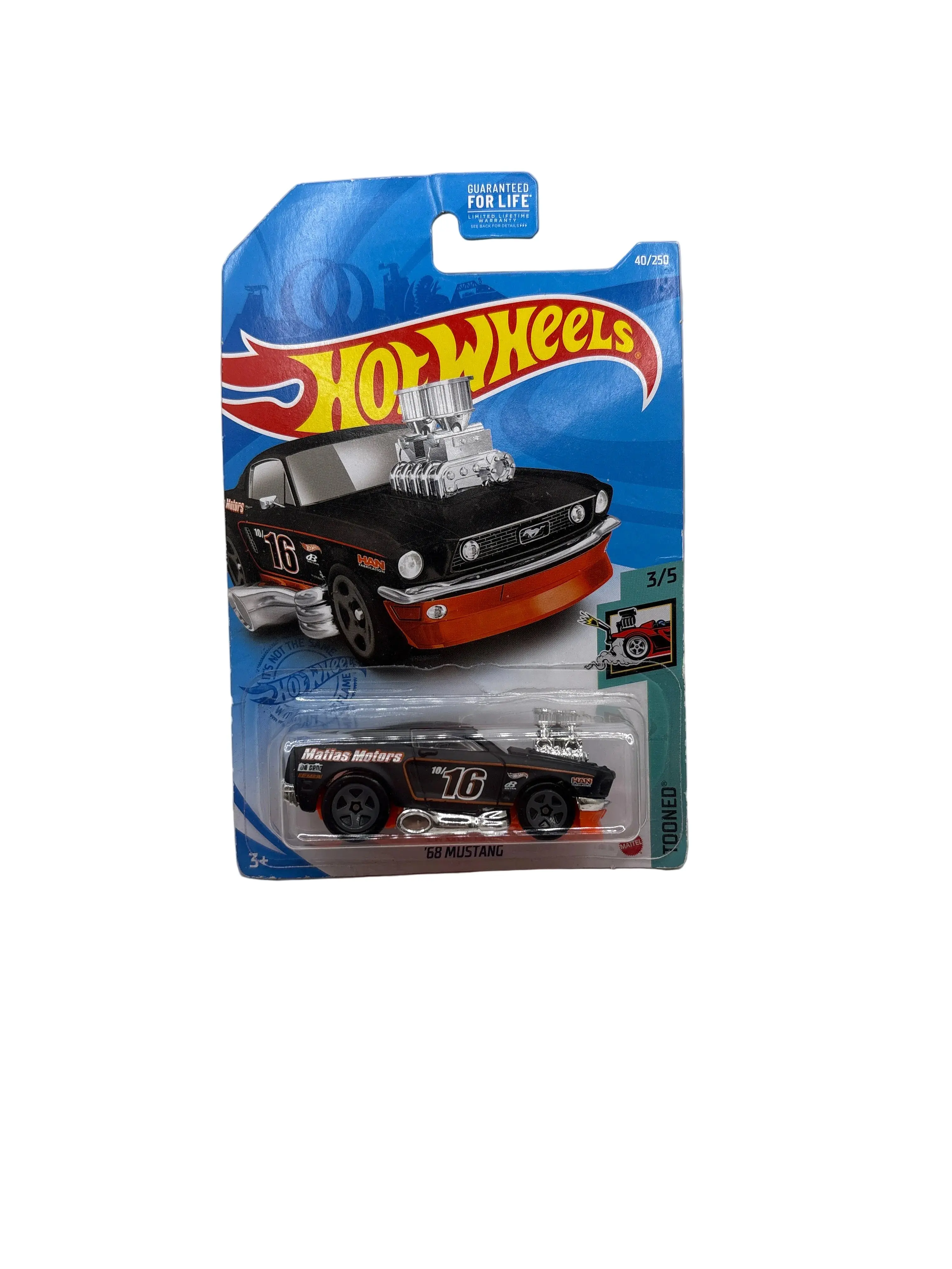 Hot Wheels 68 Mustang Diecast black