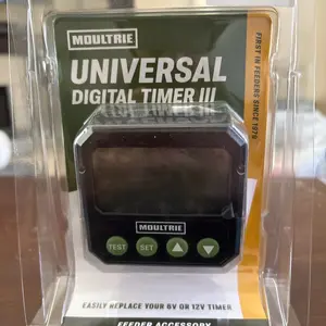 Moultrie Universal Digital Timer III - 6V or 12V Timer Replacement for Feeders