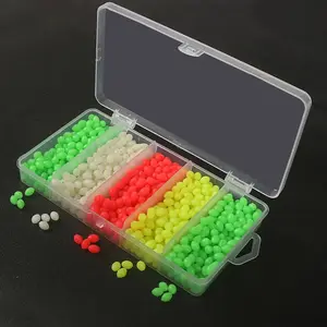 1000pcs/box Mixed Colors Rig Beads, Luminous Stop Beads, Fishing Accessories, Bead Assortment