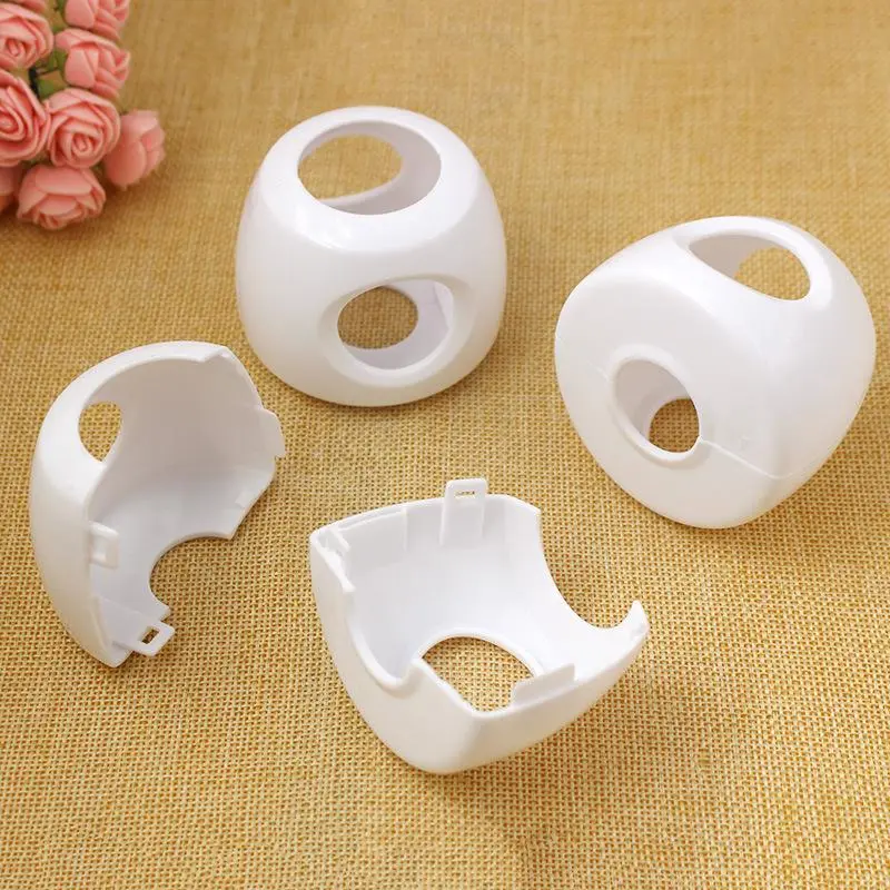 Round Ball Lock Bump Protector, Child Safety Doorknob Cover, Room Doorknob Crash Protector, Door Hardware for Home, Office, Hotel, Apartment