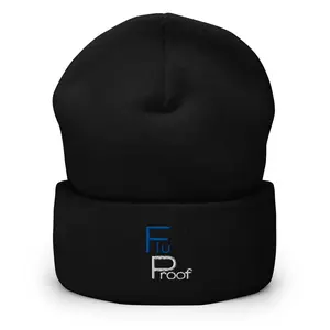 FluProof Cuffed Beanie (black)