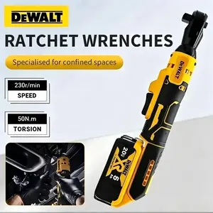 DEWALT DCF512 Cordless Right Angle Ratchet Wrench – Brushless Motor, Variable Speed & LED Light impact