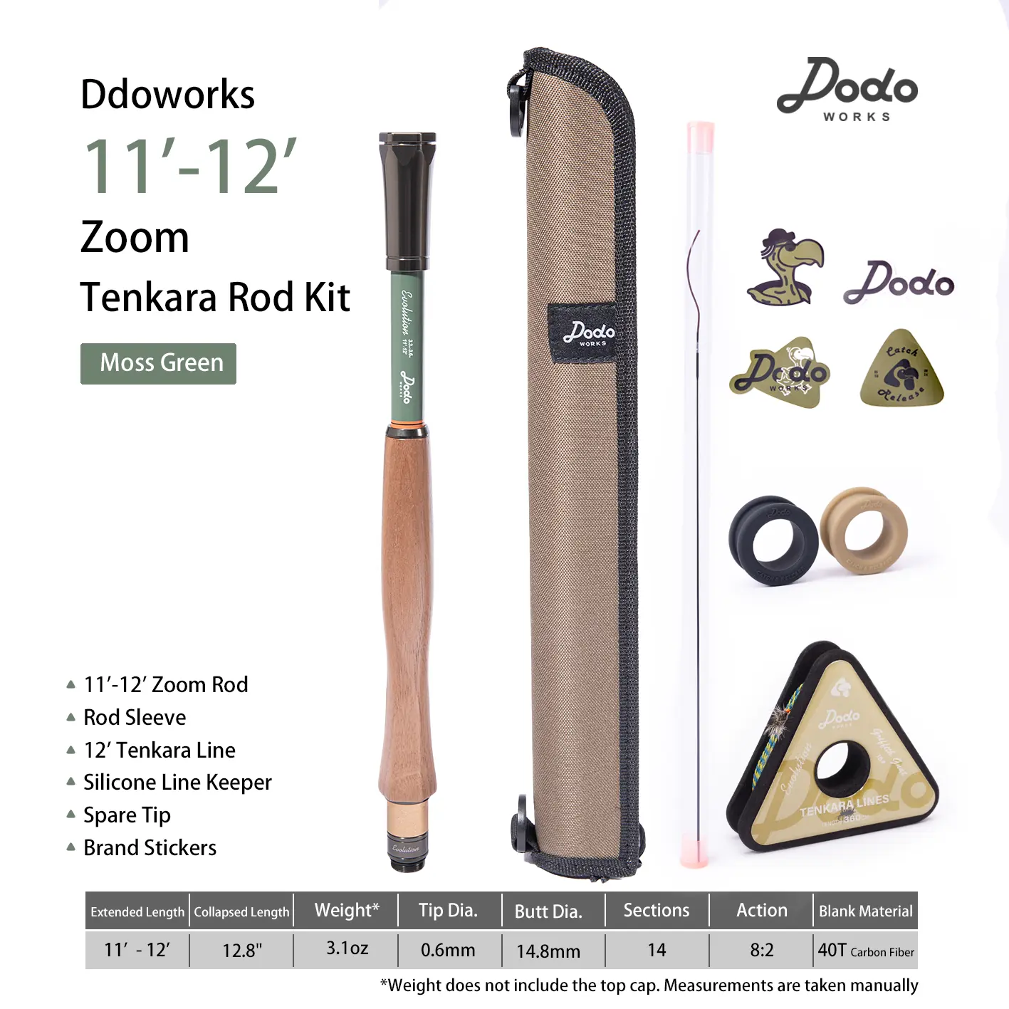 dodoworks 10' /12' Zoom Tenkara Rod Kit dodoworks 10' /12' Zoom Tenkara Rod Kit