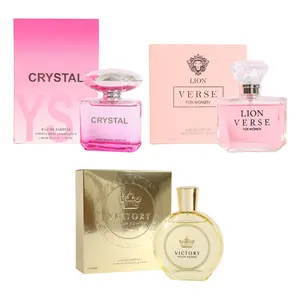 ebc Women's Fragrance Bundle - Lion Verse, Crystal, Victory Spray Eau de Parfum, 100ml/3.4fl.oz - Ideal for Daily Wear, Special Occasions